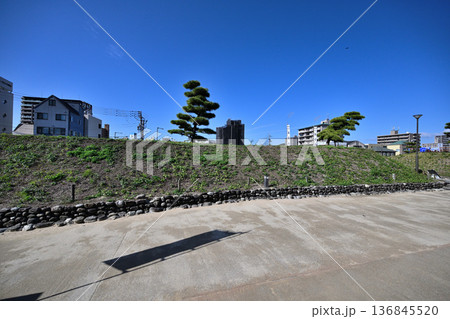 伊予国　松山市　国指定史跡「湯殿城」 136845520