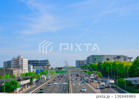 【東京都】5月・品川区の都市風景 136846969