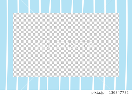 Pastel blue rectangle frame with stripe pattern for card print, polaroid photo, ad template, poster, book cover, notepad, sticky note, memo, banner, border, postcard, standee, paper design, decoration Pastel blue rectangle frame with stripe pattern for card print, polaroid photo, ad template, poster, book cover, notepad, sticky note, memo, banner, border, postcard, standee, paper design, decoration 136847782