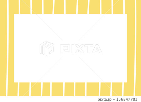 Yellow rectangle frame with stripe pattern for card print, polaroid photo, ad template, poster, book cover, notepad, sticky note, memo, banner, border, postcard, standee, paper design, decoration Yellow rectangle frame with stripe pattern for card print, polaroid photo, ad template, poster, book cover, notepad, sticky note, memo, banner, border, postcard, standee, paper design, decoration 136847783