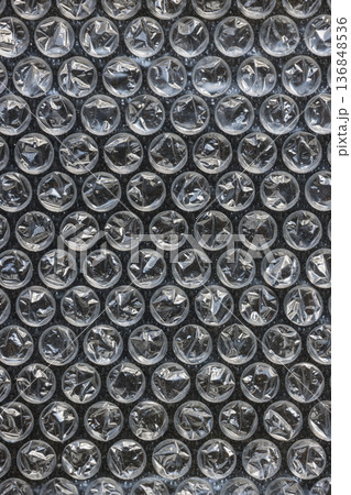 Plastic bubble wrap textured background Plastic bubble wrap textured background 136848536