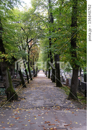 The Mirogoj cemetery is a cemetery park, one of the most notable sites of Zagreb, Croatia The Mirogoj cemetery is a cemetery park, one of the most notable sites of Zagreb, Croatia 136848762