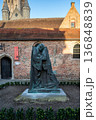 Two Monks Sculpture at Sint-Janshospitaal in Bruges 136848839