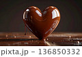 チョコレートハート 136850332