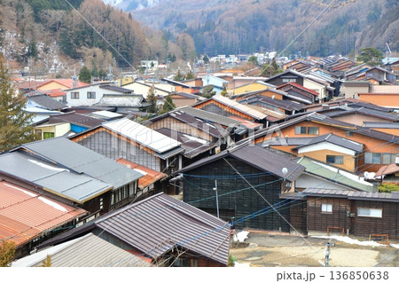 【長野県】奈良井宿の街並み 【長野県】奈良井宿の街並み 136850638