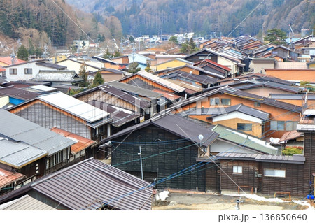 【長野県】奈良井宿の街並み 【長野県】奈良井宿の街並み 136850640