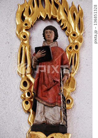 Saint Lawrence of Rome, Saint Lawrence church in Kleinostheim, Germany 136851328