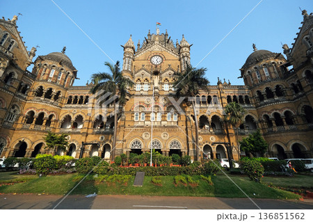 Victoria Station (Chatrapati Shivaji terminal) in Mumbai, India Victoria Station (Chatrapati Shivaji terminal) in Mumbai, India 136851562