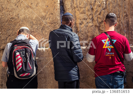 Jerusalem, Israel - February 18, 2026 General view of the Western Wall plaza in Jerusalem Jerusalem, Israel - February 18, 2026 General view of the Western Wall plaza in Jerusalem 136851653