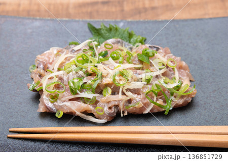 美味しいアジのなめろう 美味しいアジのなめろう 136851729