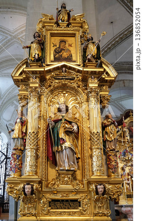 Saint Nicholas altar in the church of St. Leodegar in Lucerne, Switzerland 136852054