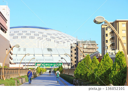 愛知県名古屋市、ナゴヤドームの風景 136852101