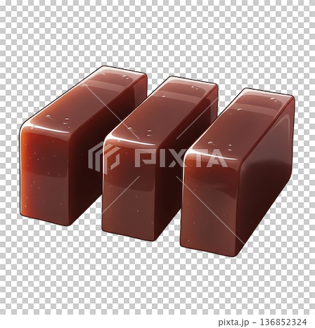 心解ける甘さ 贅を尽くした羊羹 136852324