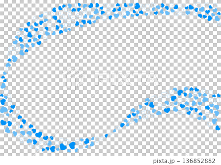 Heart pattern background Blue 3 colors border and solid color heart 136852882