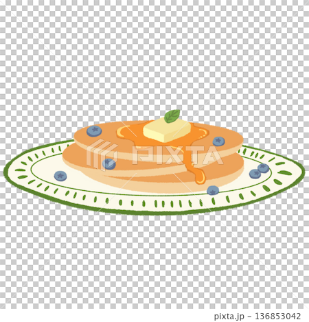 藍莓蜂蜜奶油煎餅 藍莓蜂蜜奶油煎餅 136853042