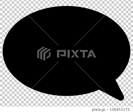 簡單的彩色圓形對話框 136853173