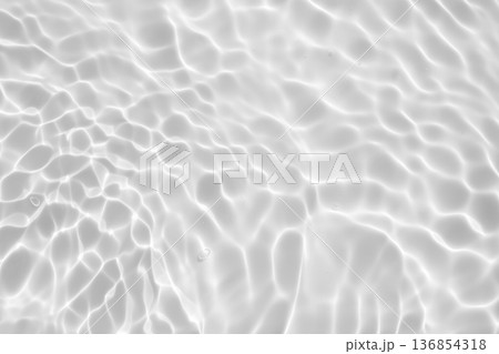 Abstract white transparent water shadow surface texture natural ripple background Abstract white transparent water shadow surface texture natural ripple background 136854318
