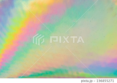 Holographic rainbow foil iridescent texture abstract hologram background Holographic rainbow foil iridescent texture abstract hologram background 136855271