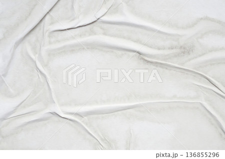 white crumpled and creased glued wrinkled paper poster texture background white crumpled and creased glued wrinkled paper poster texture background 136855296