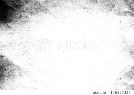 Abstract grunge black and white distressed texture background Abstract grunge black and white distressed texture background 136855326