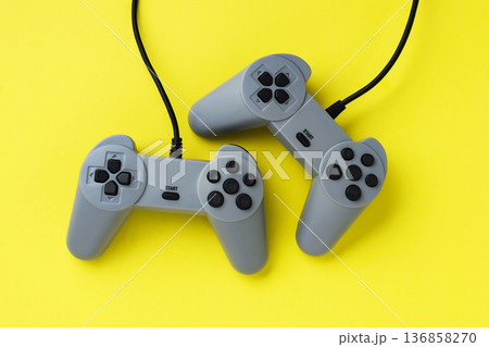 Video game console. Joysticks for console 136858270