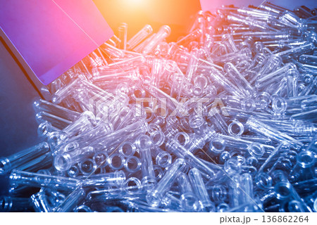 PET preforms for blowing of plastic bottles. High technology PET preforms for blowing of plastic bottles. High technology 136862264