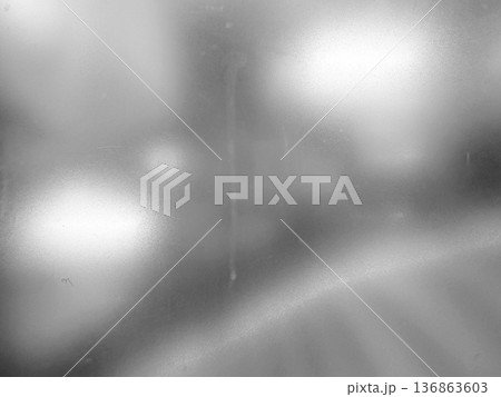Gold Stucco Table with Nature Shadow on Concrete Wall Texture Background 136863603