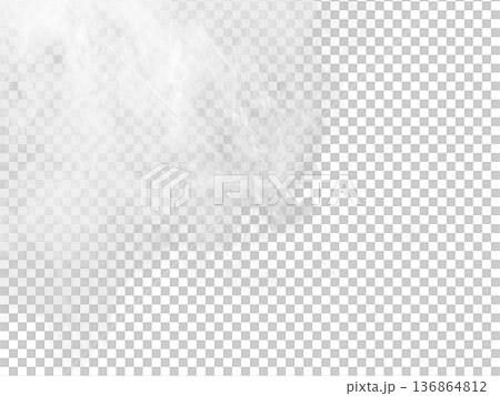 Abstract cloud of fog and smoke texture overlay effect 136864812