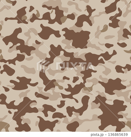 Camouflage seamless pattern background masking camo repeat print 136865639