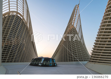 Abu Dhabi, United Arab Emirates,  Saadiyat Cultural District in the UAE capital  136866270