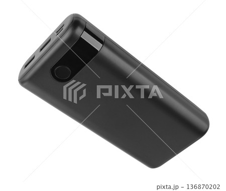 poverbank, external battery, on a white background in isolation poverbank, external battery, on a white background in isolation 136870202