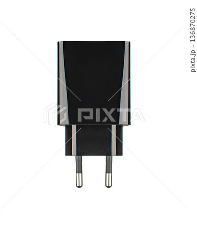power adapter for phone tablet, phone accessory, on white background power adapter for phone tablet, phone accessory, on white background 136870275