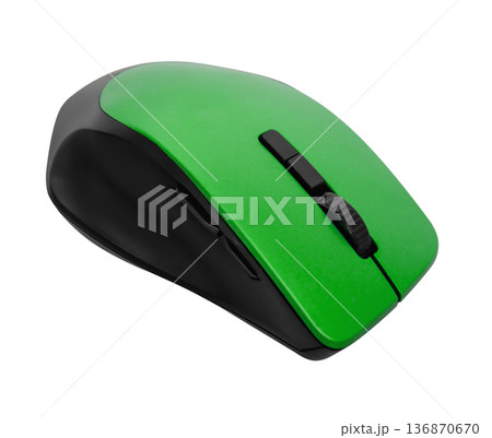 manipulator, computer mouse, on a white background in isolation 136870670