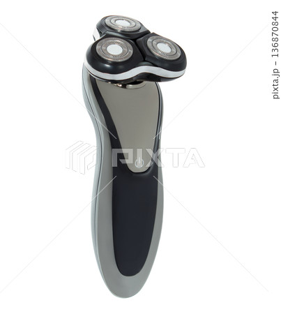electric razor, shaving tool, on a white background in isolation 136870844