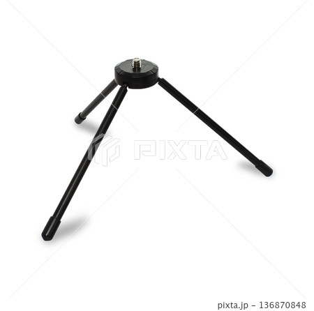 tripod tripod, for phone, isolated on white background tripod tripod, for phone, isolated on white background 136870848