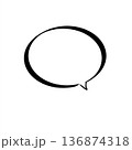 吹き出し 136874318