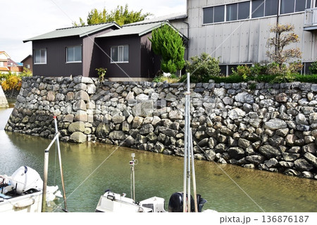 桑名市 桑名城城壁と堀川 桑名市 桑名城城壁と堀川 136876187