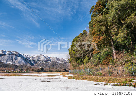 奥琵琶湖の里山風景 滋賀県高島市マキノ町 奥琵琶湖の里山風景 滋賀県高島市マキノ町 136877105