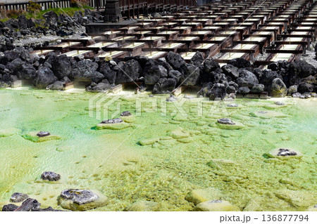 【群馬】草津温泉　湯畑 136877794