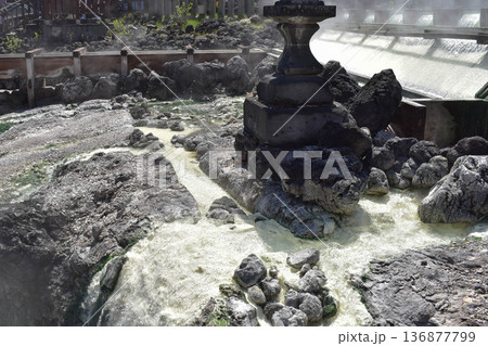 【群馬】草津温泉 湯畑 【群馬】草津温泉 湯畑 136877799