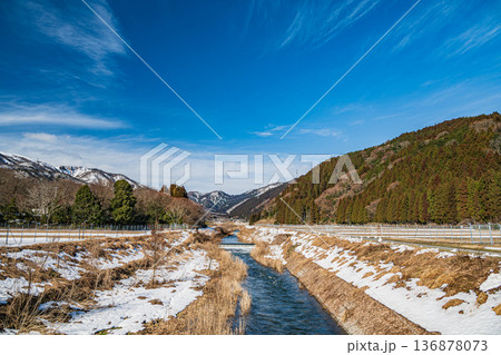 知内川　滋賀県高島市マキノ町 136878073