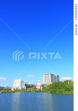 愛知県長久手市、愛知医科大学病院の風景 愛知県長久手市、愛知医科大学病院の風景 136880847