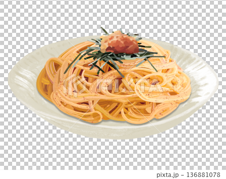明太子パスタ 136881078