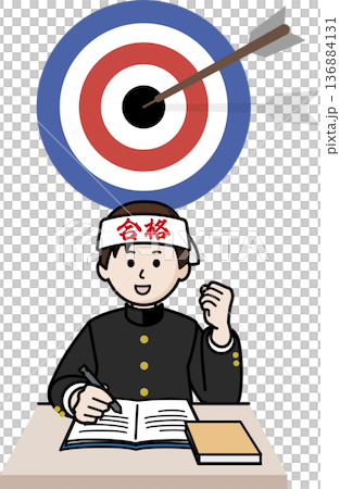 The image of success and male test takers 136884131