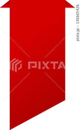 Set of red Price tags, sale, promotion, discount, shopping 136885426