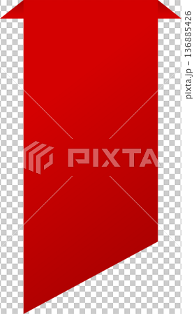 Set of red Price tags, sale, promotion, discount, shopping 136885426