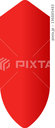 Set of red Price tags, sale, promotion, discount, shopping 136885483