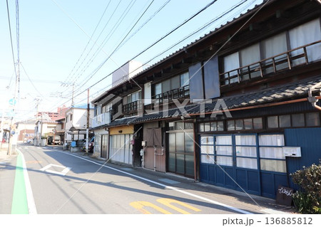 旧中山道の赤坂通り(群馬県高崎市常磐町) 旧中山道の赤坂通り(群馬県高崎市常磐町) 136885812