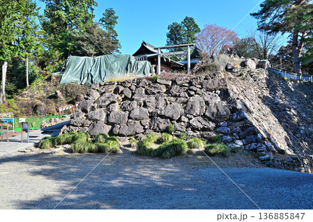 栃木県 「唐沢山城」の曲輪と遺構 栃木県 「唐沢山城」の曲輪と遺構 136885847