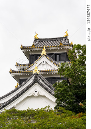 岡山城(国指定の史跡 別名:烏城、金烏城)天守(外観復元) 岡山城(国指定の史跡 別名:烏城、金烏城)天守(外観復元) 136887475